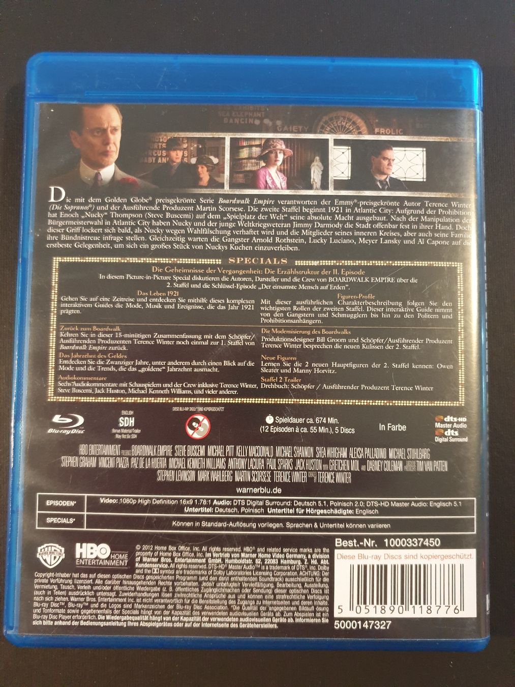 Tutti i DVDs: Boardwalk Empire Staffel 2 Blu-ray – Usato da Steffisburg venduto da Blue_bj5g 1