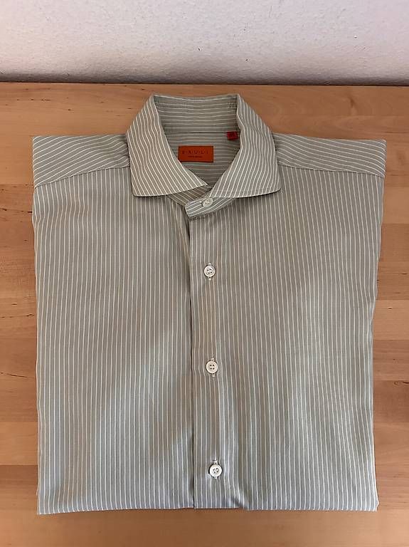 Camicie: Hemd Brüli Swiss Made, Grösse 39, 100 % Baumwolle – Usato da Niederglatt ZH venduto da Julia_4
