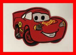Cars Aufbügler Aufnäher Lightning McQueen 1 2 3 DVD Flick