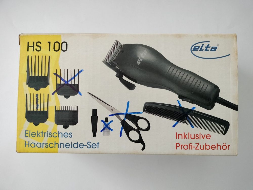 Zerodis Elektro-Haarschneider Set – 2000 MAh Akku, USB-Ladung, Inkl. 4 Aufsätzen Für Präzise Schnitte Zuhause