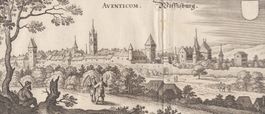 AVENCHES, WIFFLISBURG, KUPFERSTICH 1654