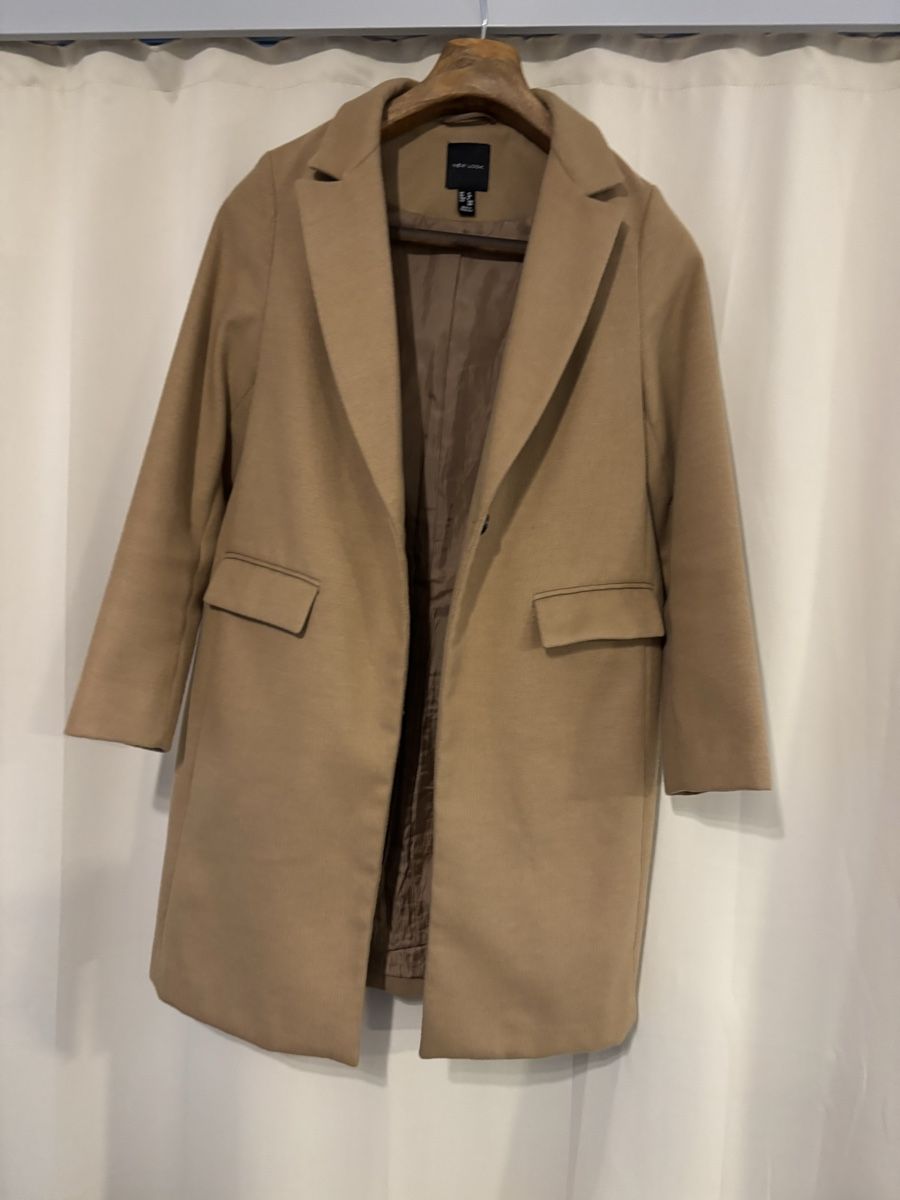 New Look Mäntel: Übergangsmantel beige – Gebraucht aus Zug von amolution