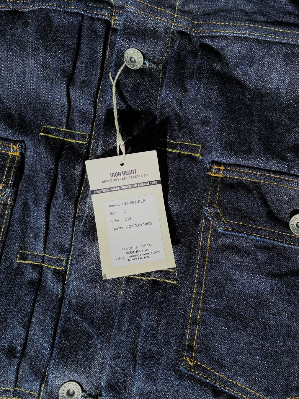 Iron Heart Giacche: Iron Heart type 2 denim Jacket Jacke gr 40 – Usato da Bern venduto da MaxiSeller 5