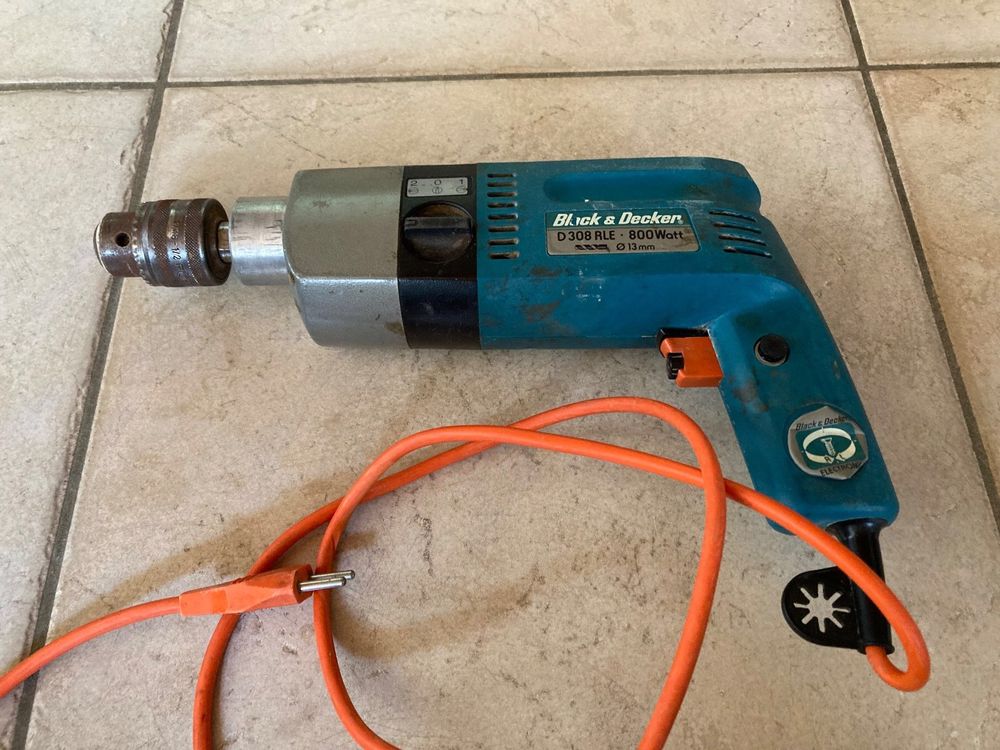 Bohrmaschine Black und Decker D 308 RLE 800 Watt Kaufen auf Ricardo