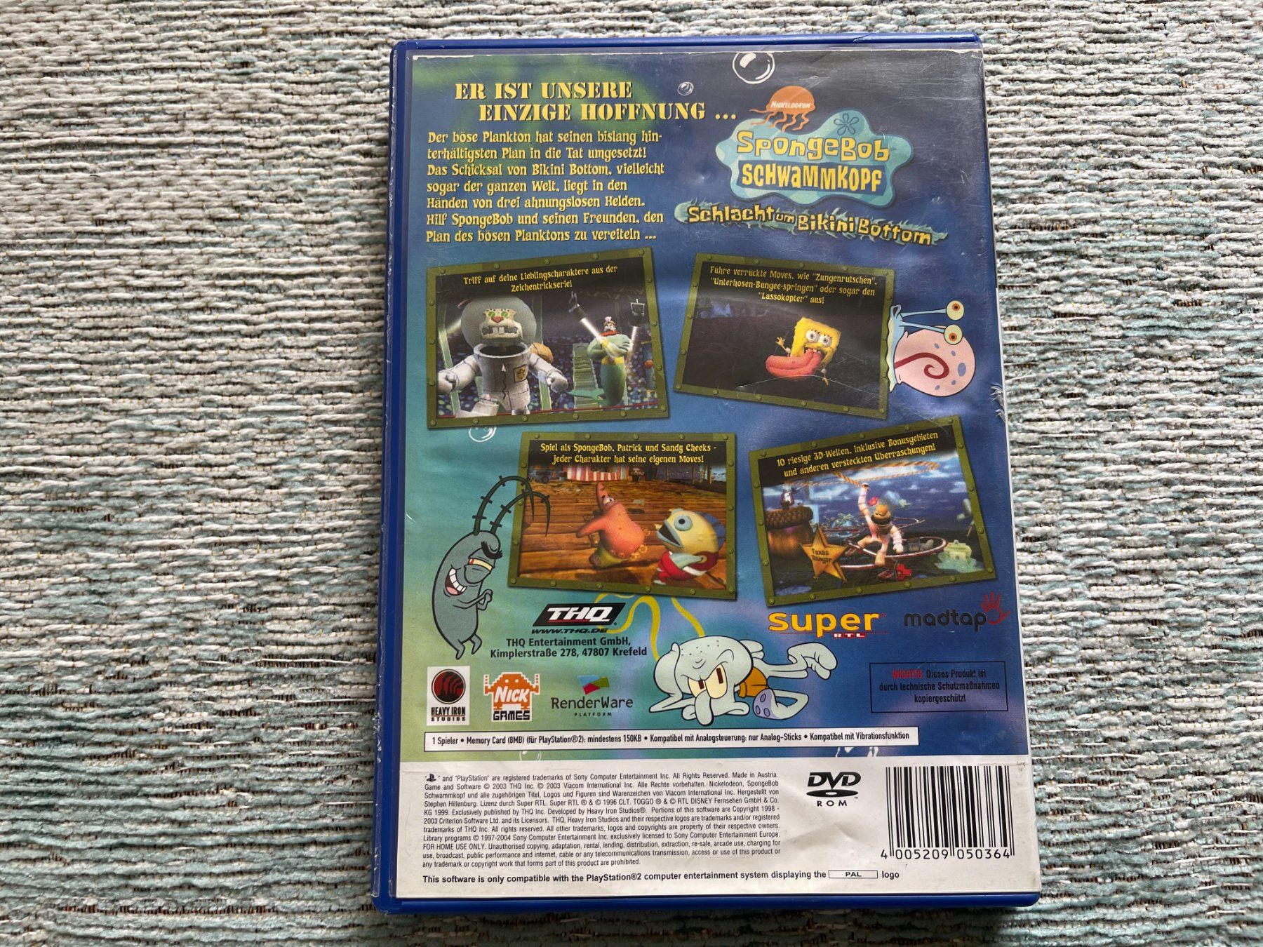 Sony Giochi: SpongeBob SquarePants, Sony Playstation 2, PS2 – Usato da Couvet venduto da nay_prh5 2
