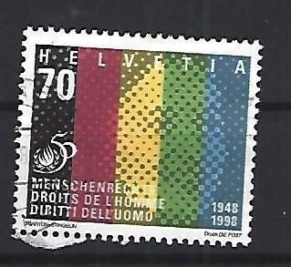 Tutti i francobolli: 1998 - 50 Jahre Menschenrechte – Usato da Schaffhausen venduto da poststamp