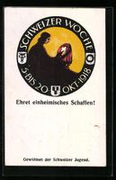 Schweiz, Schweizer Woche 1918, Ehret ein