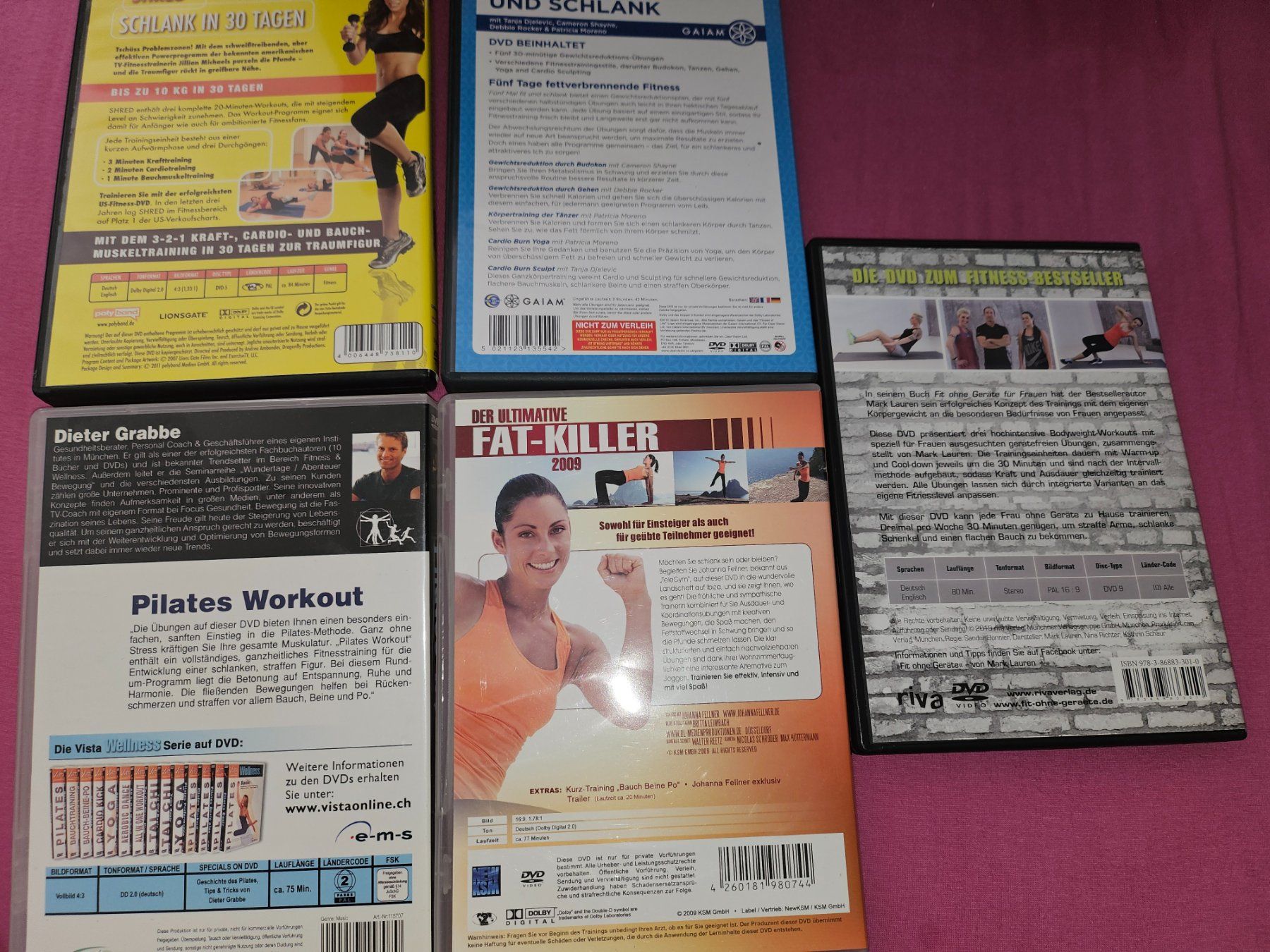 Tutti i DVDs: DVD-Paket zum abnehmen – Usato da Thun venduto da Shame 1