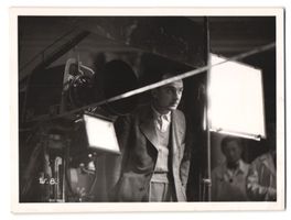 7 Fotografien Film-Aufnahmen, Zirkus-Fil
