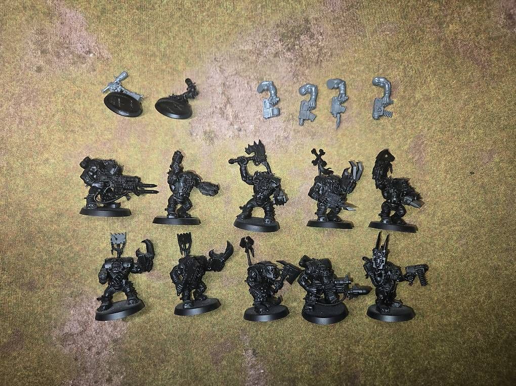 Modellbausätze & Standmodelle: Warhammer 40k 10x Orks: Nobz – Gebraucht aus Kloten von Kenneth_Iselin