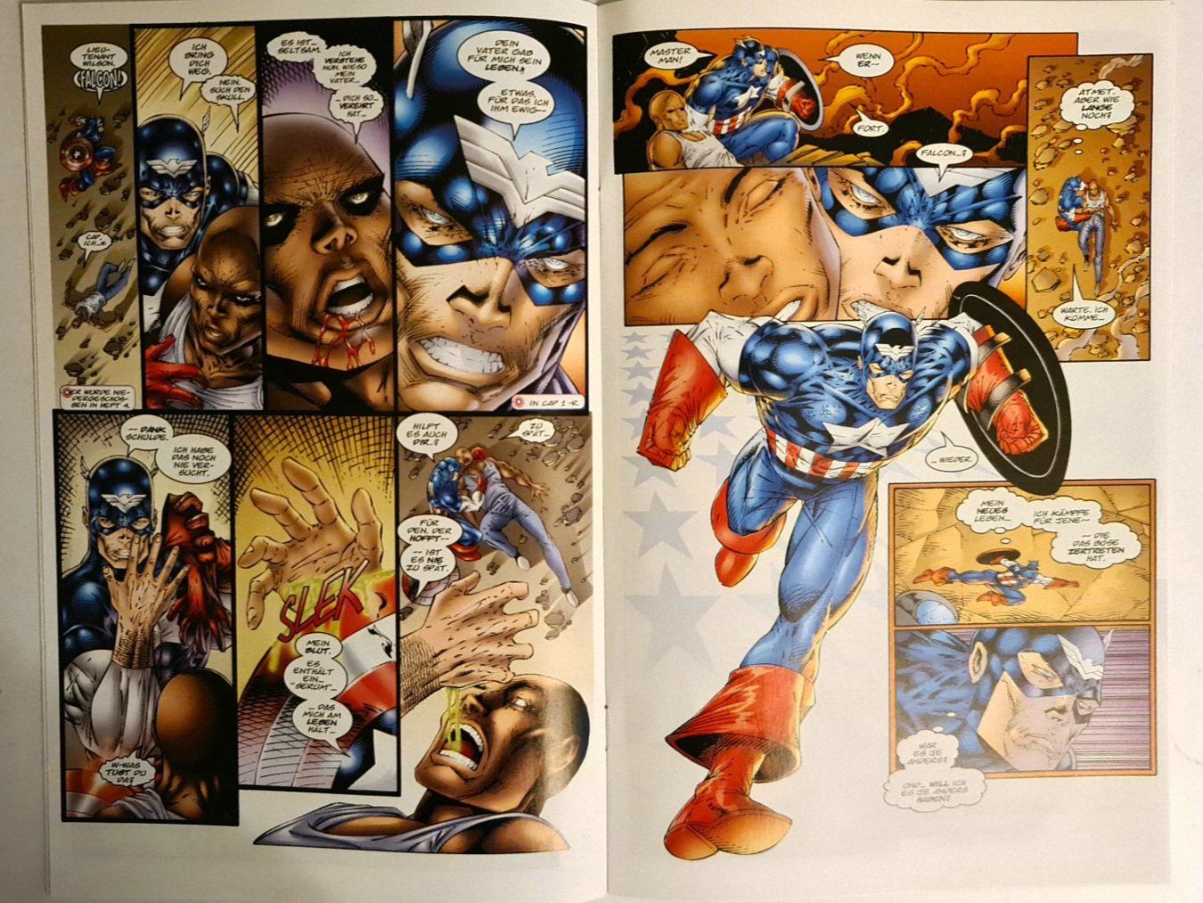 Fumetti: Captain America Comic Hefte 1-13, Marvel Deutschland – Usato da Aesch BL venduto da pri_fp8t 6