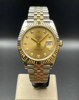 Rolex Datejust  41 Stahl & gold diamanten Jubilee