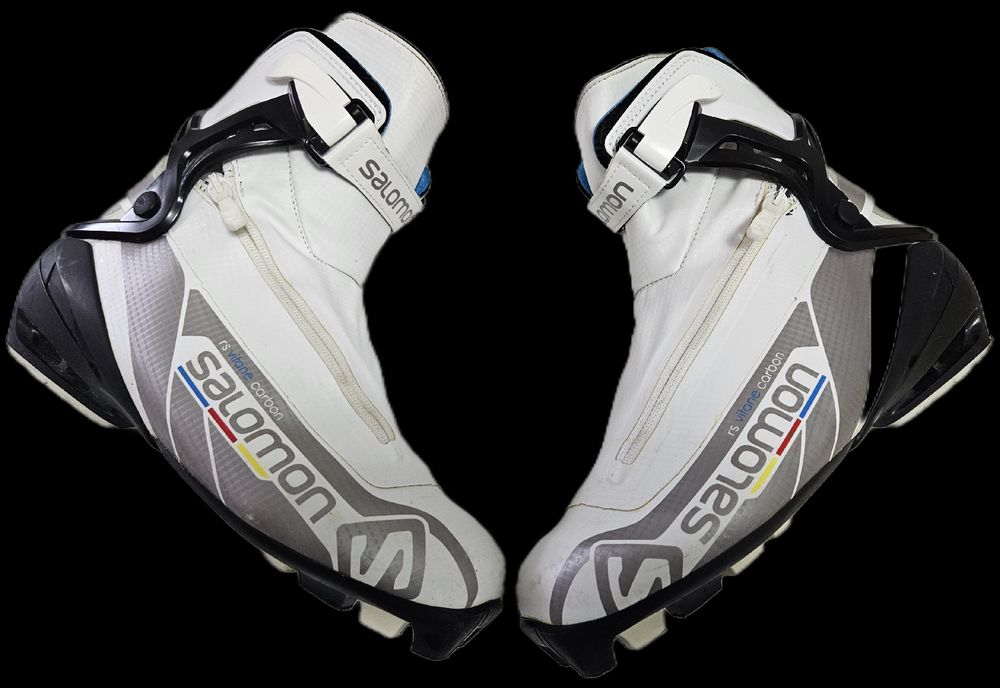 Chaussures De Ski De Fond Salomon Femme – Blanc, Pointure 38, Fabriquées En France