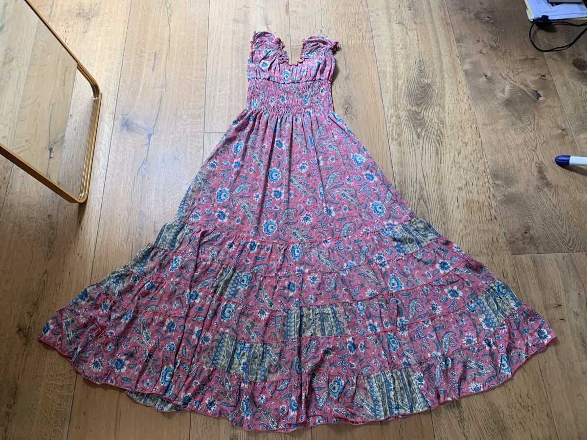Vestiti: Indara Kleid, Seide-/Polyester, M/L – Usato da Thierachern venduto da reten 1