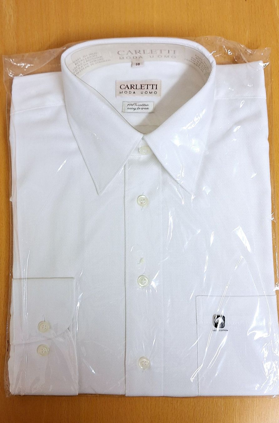 Camicie: Herren Hemd weiss Carletti Gr. M – Nuovo e nell'imballaggio originale da Flawil venduto da Seestern5 1