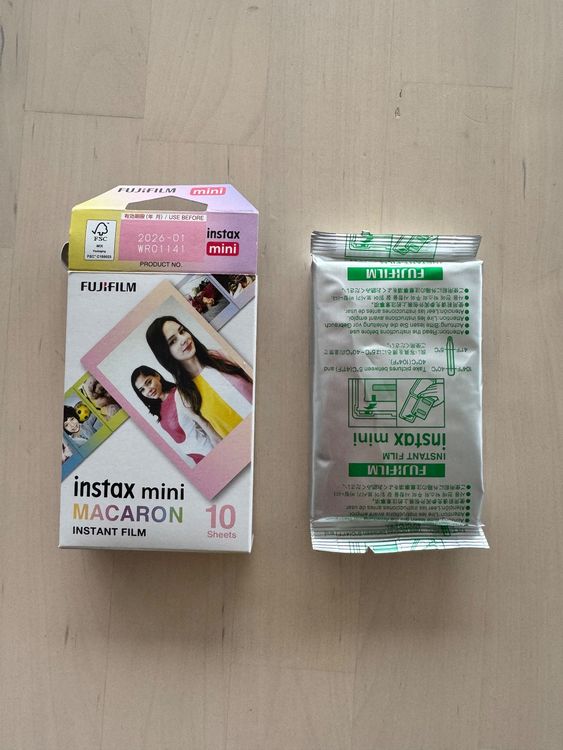 Film Instax Mini Macaron Et Arc-en-Ciel - Lot 2x10 Poses Fujifilm