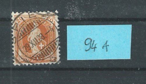 Tutti i francobolli: 1907 Schweiz – Usato da Trübbach venduto da Sammer51