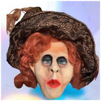 Fasnachtsmasken Larven Grinden Künstlermaske, gratis Versand