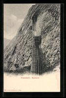 AK Pilatusbahn, Bahn an der Eselwand