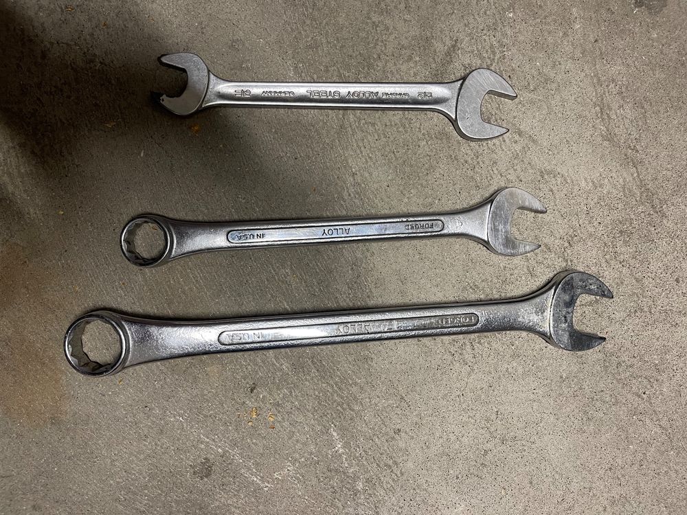 Metrischer Gabelschlüssel 10 Mm – Kombischlüssel Aus Chrom-Vanadium-Stahl, 140 Mm Länge