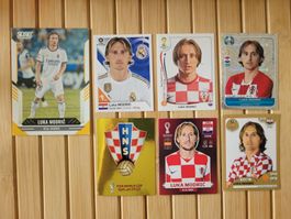 Luka Modric Fussball Sticker Sammlung, Top Zustand!