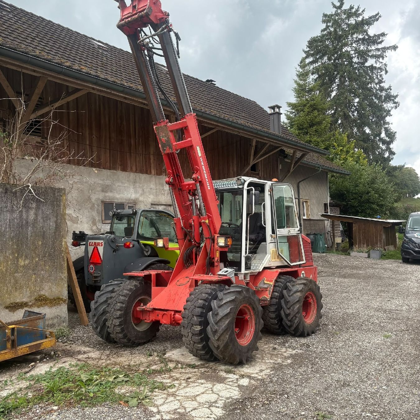 Weidemann Caricatori: Teleskoplader Weidemann – Usato da Unteriberg venduto da Prinz011