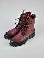 Tommy Hilfiger Boots, Leder, dunkelrot, Gr.41