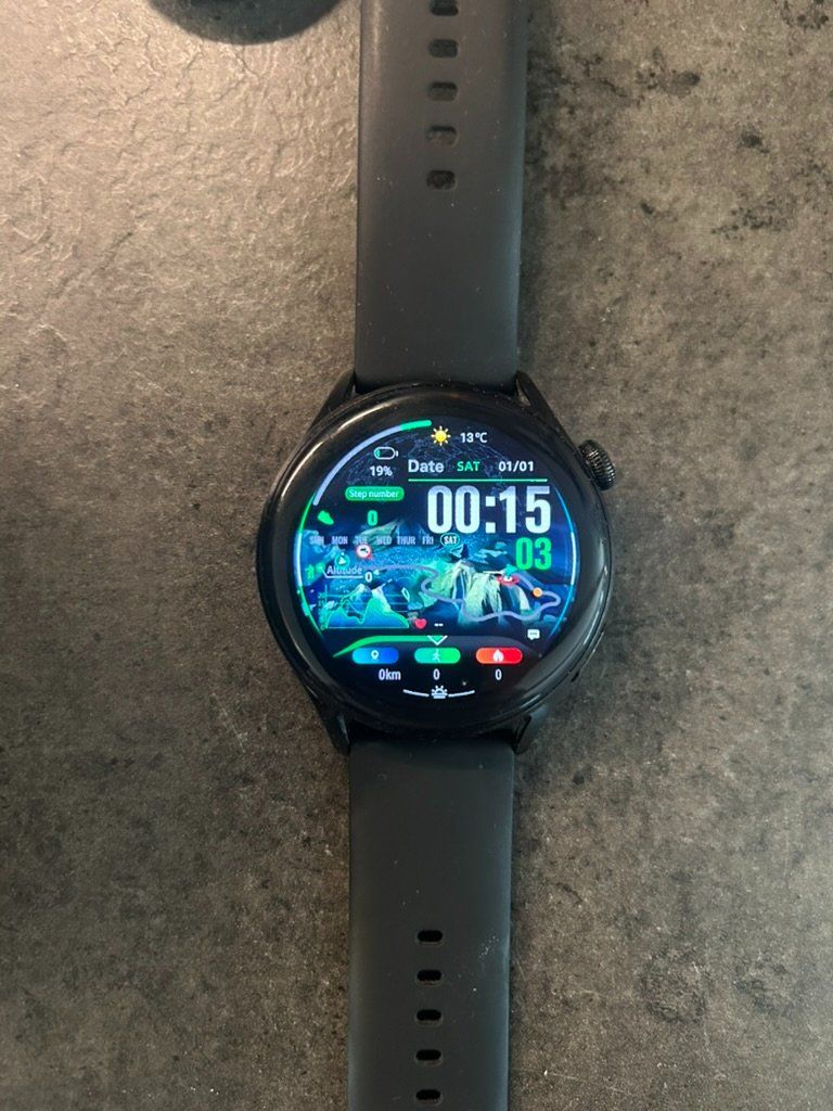Huawei Smartwatch: Huawei Watch 3 mit Ladegerät – Usato da Hindelbank venduto da Ottifant2012
