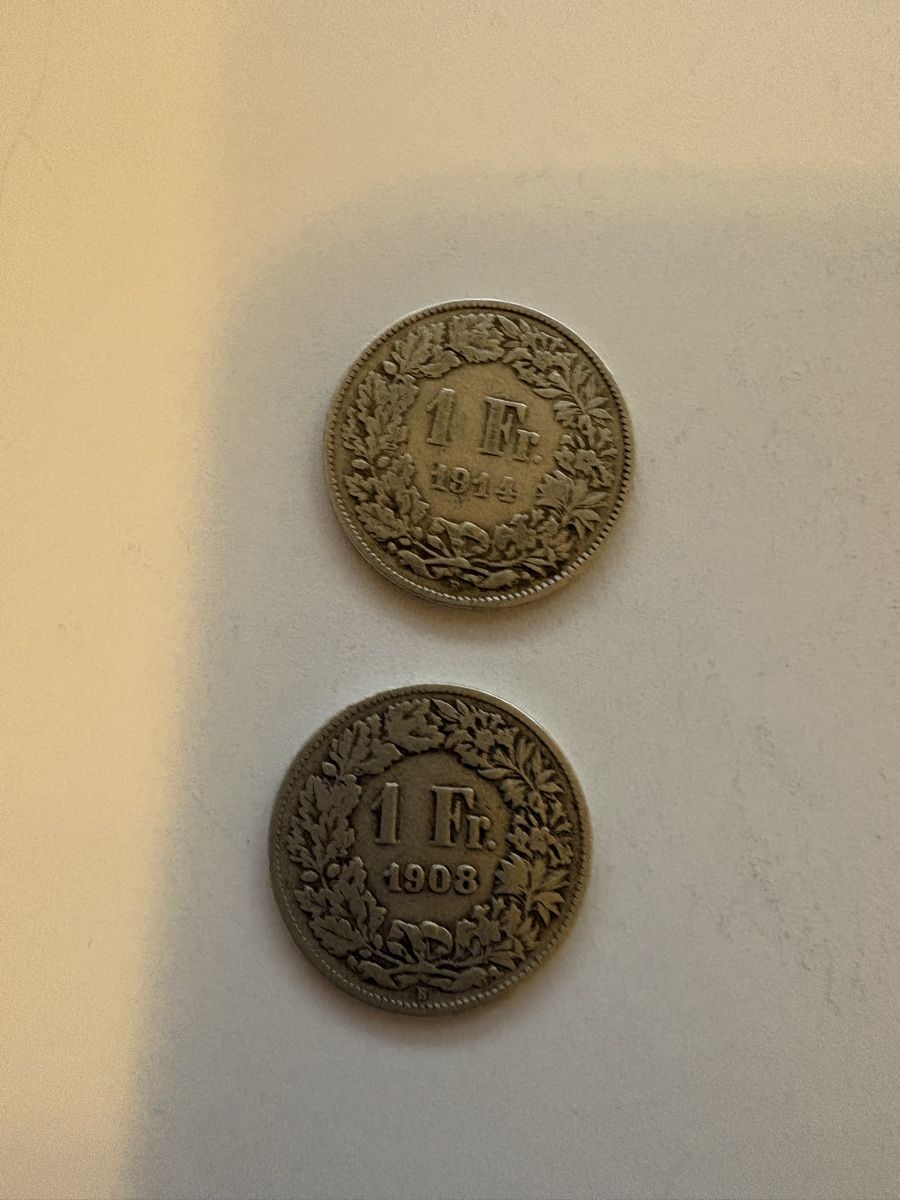 Tutti le monete: 1fr 1908 1914 – Usato da Murten venduto da Tzaugg