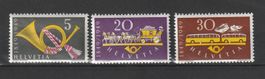 SUISSE 1949 - Centenaire des postes fédérales suisses. **