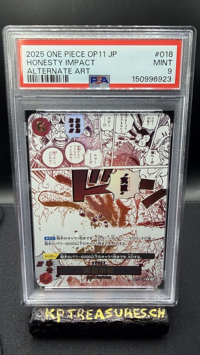 Bandai Carte collezionabili: One Piece Honesty Impact OP11-018 Event Parallel PSA 9 – Nuovo (secondo la descrizione) da Rolle venduto da KPTreasures