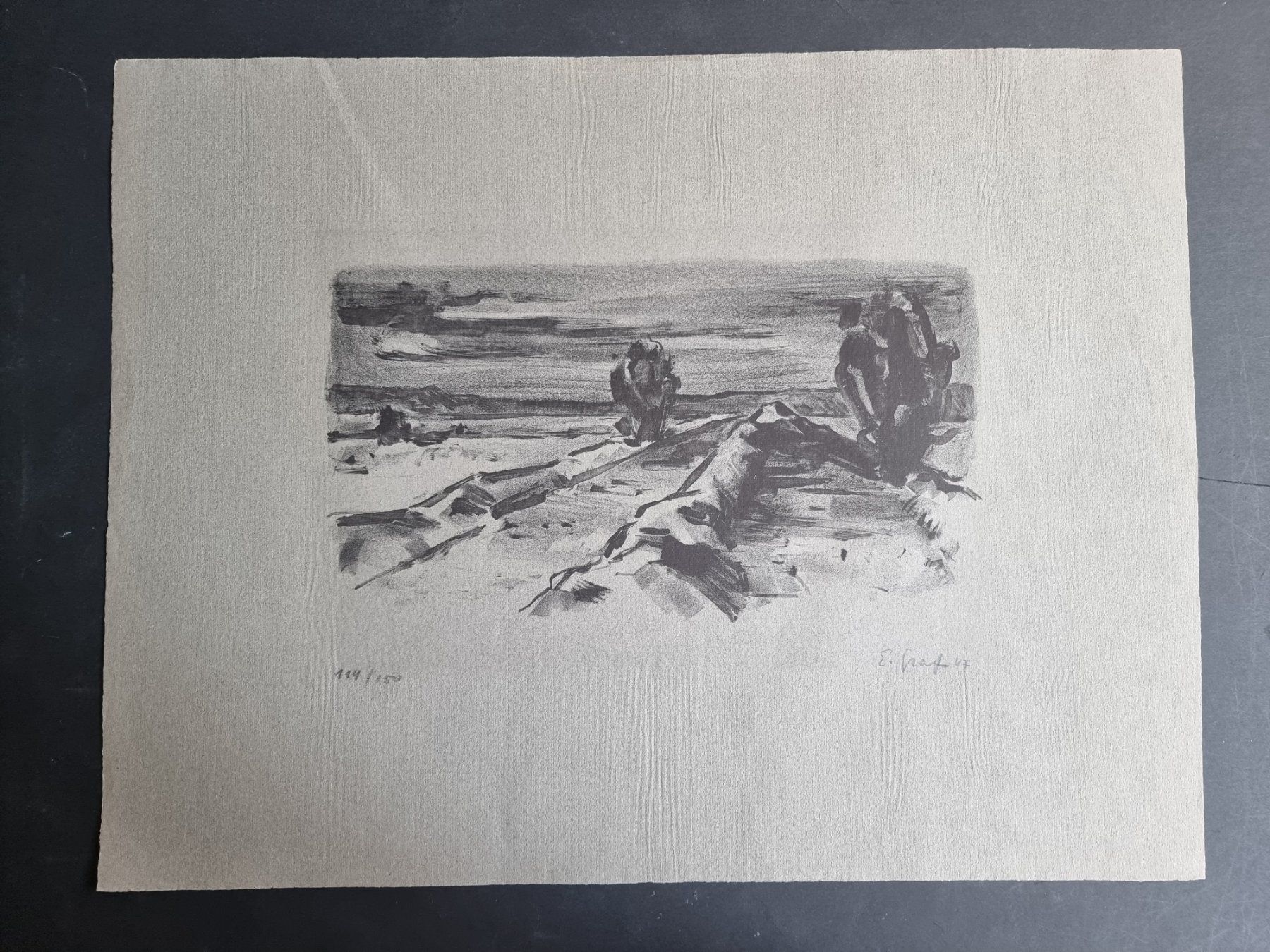 Grafiken & Lithographien: GRAF ERNST LITHOGRAPHIE SIGNIERT NUMMERIERT – Gebraucht aus Gersau von grafik-kunst 1