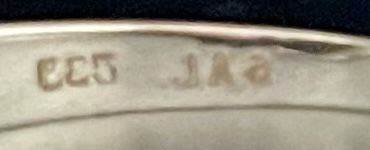 Bagues: Silberner Weißgold Ring 585 – D'occasion à Adliswil par NT15 1