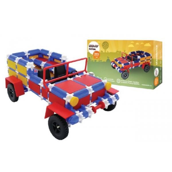 Kit di costruzioni: Baukasten Jeep, Auto – Nuovo e nell'imballaggio originale da Mosnang venduto da glascom