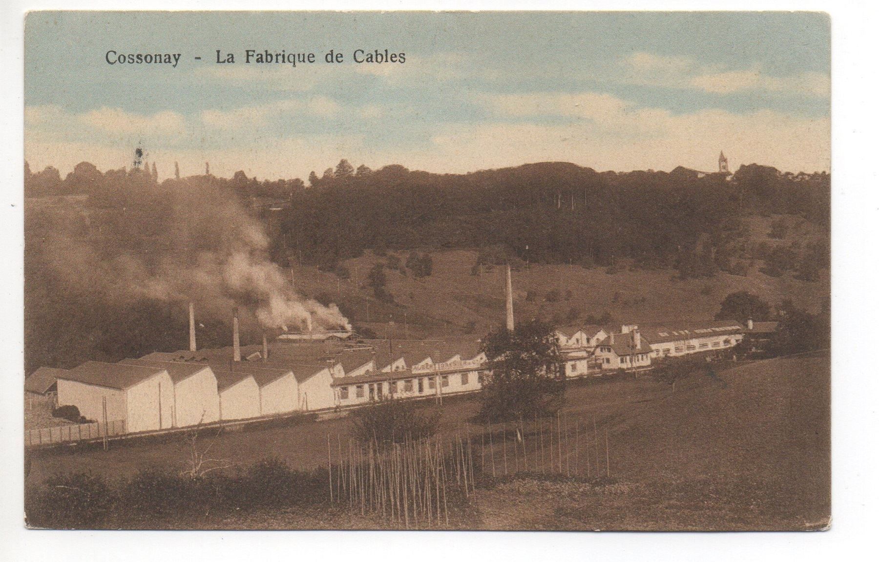 Ansichtskarten: COSSONAY La Fabrique de Cables – Neu (gemäss Beschreibung) aus Jona von philajona
