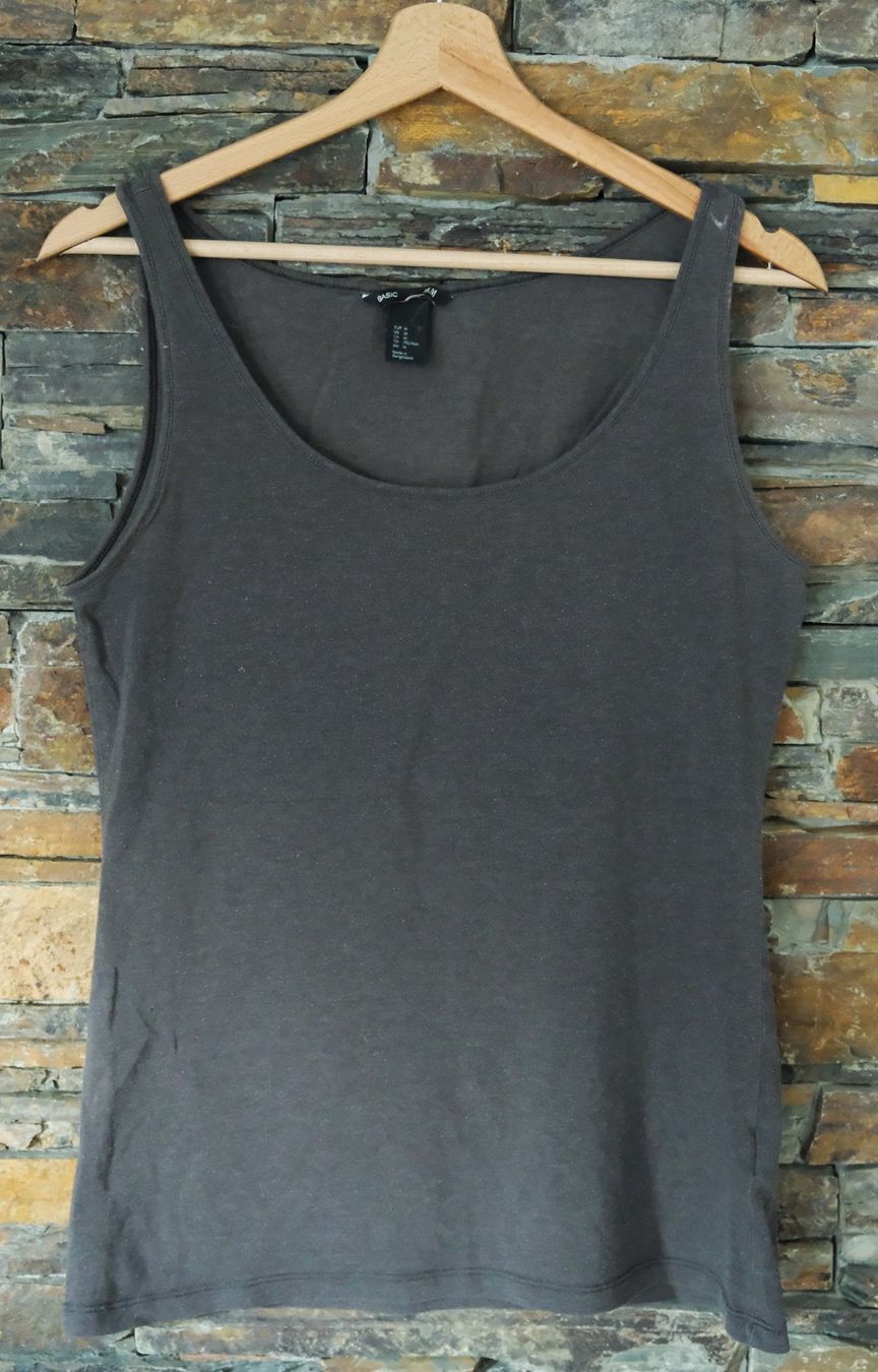 H&M Top: Top Damen H&M Gr. M grau – Usato da Winkel venduto da man_2qfr