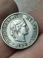 2 Schweizer 10 Rappen Münzen 1926 B 