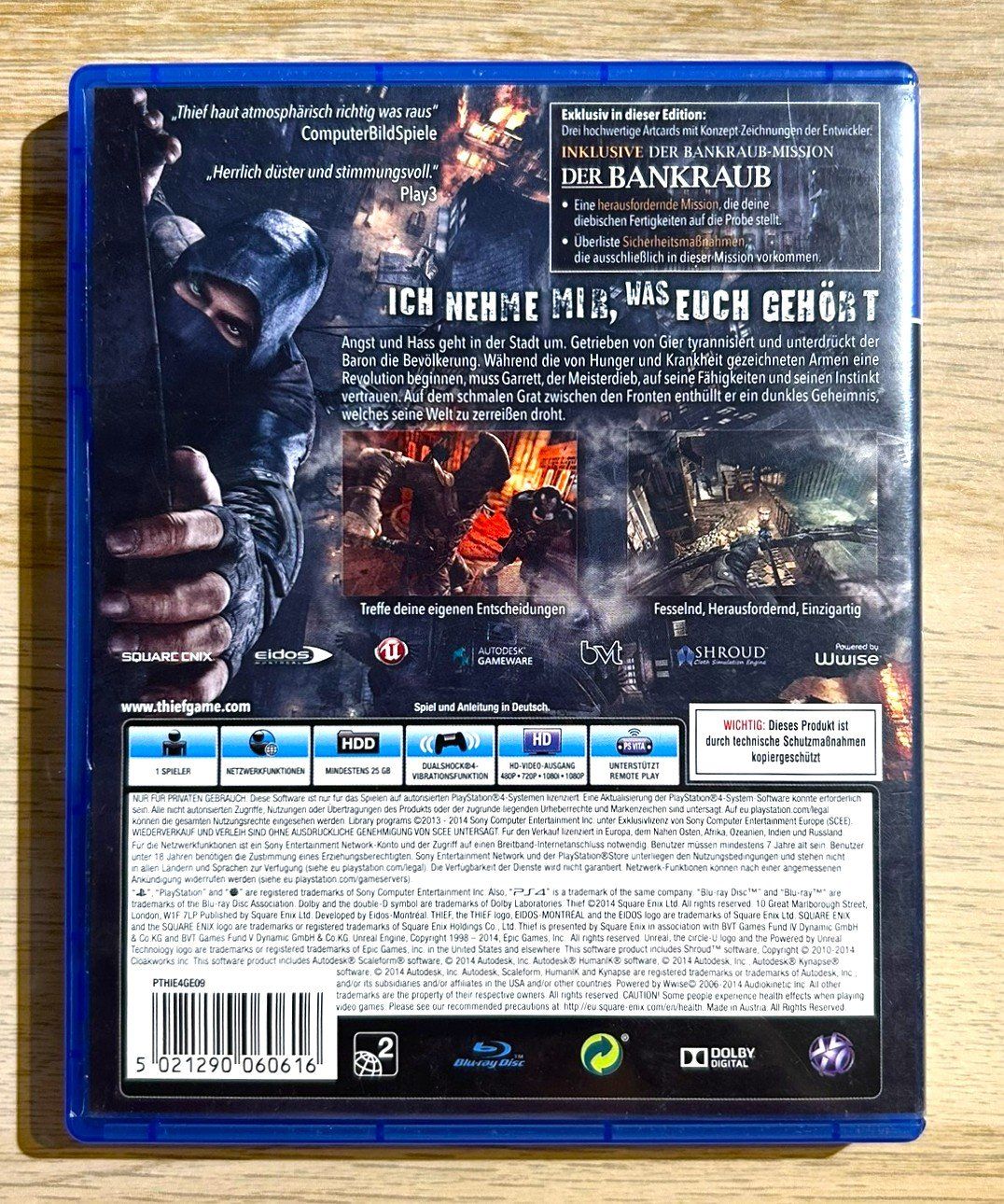 Sony Jeux: Thief Limitierte Sonderedition PS4 – D'occasion à St. Gallen par Alpine.Arcade 1