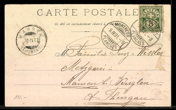 Cartoline postali: AK Montreux, Les Planches – Usato da Berlin venduto da bartko-reher 1
