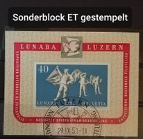 4196) W32, Sonderblock LUNABA ET gestempelt Kt. 200.-
