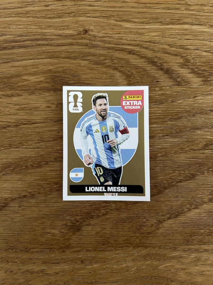 Panini Sammelbilder & Trading cards: Lionel Messi Extra Sticker Gold – Neu (gemäss Beschreibung) aus Winterthur von seri_bo