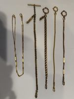 5 Stk Taschenuhr Ketten ab28 cm (36)