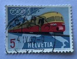 Nr. 385 GESTEMPELT 1962