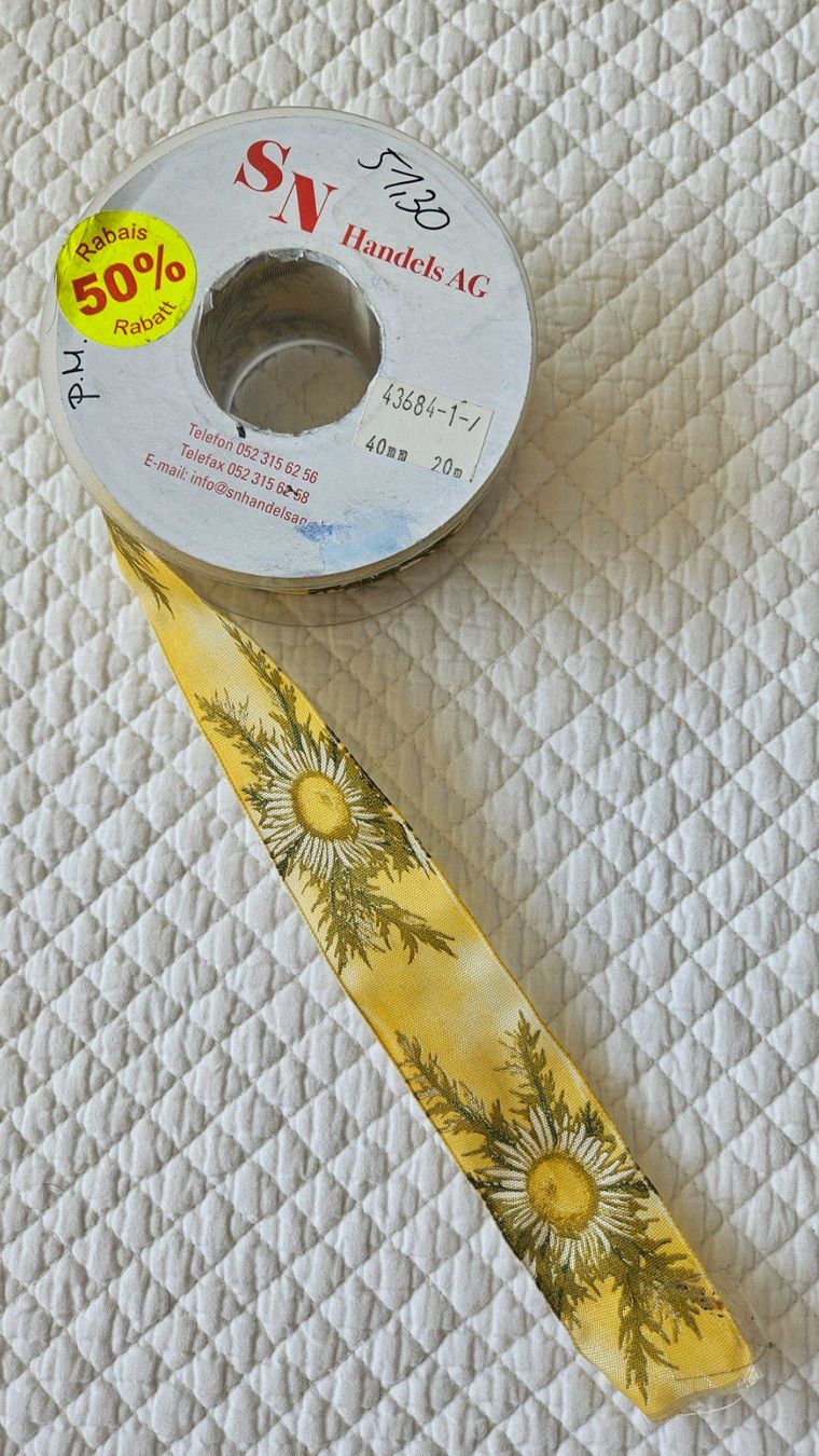 Dekobänder: Geschenkbänder Sonnenenblumen Herbst Bänder Stoffband – Gebraucht aus Gossau ZH von Goes05 6