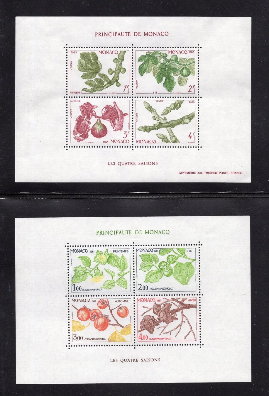 Alle Briefmarken: R5199  /  MONACO 13 blocs neufs XX – Neu (gemäss Beschreibung) aus Ste-Croix von MONT-TAGNAC 4