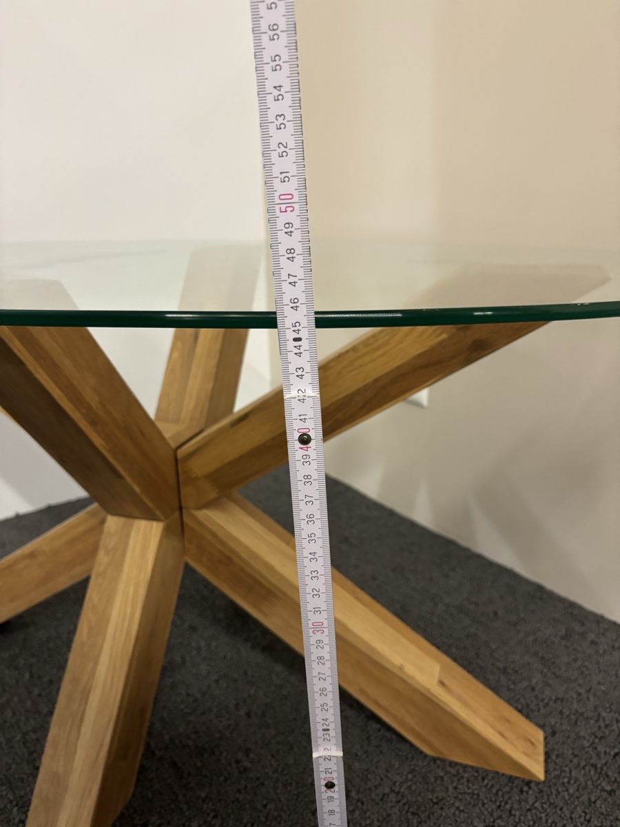 Tische: Couchtisch Glasplatte Holzgestell  – Gebraucht aus Rifferswil von hermyshermy 5