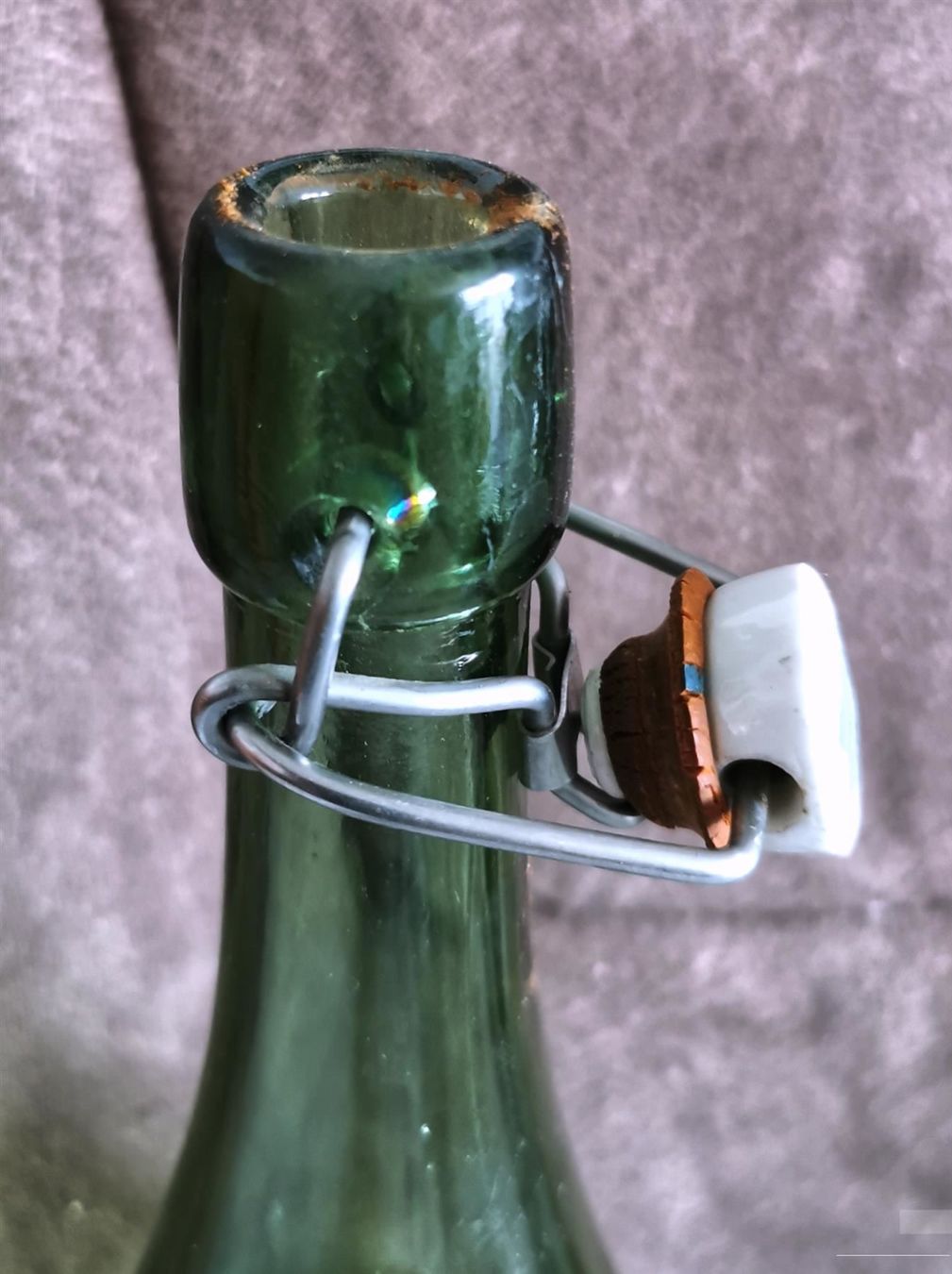 Haldengut Bicchieri, Caraffe & Bottiglie: Brauerei Haldengut Relief - Bierflasche – Usato da Langenthal venduto da Sammlungs_aus 2