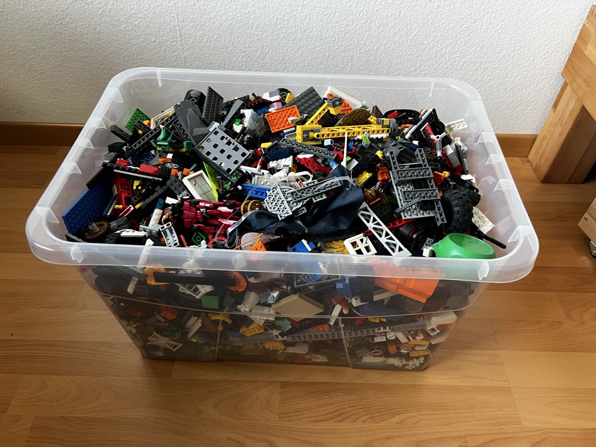 Lego Giocattoli: Riesiger Lego-Stein- Kiste – Usato da Rheinfelden venduto da Arco81