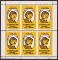 Flugspende Vignette 1913.2 Oskar Bider, Bogen postfrisch **
