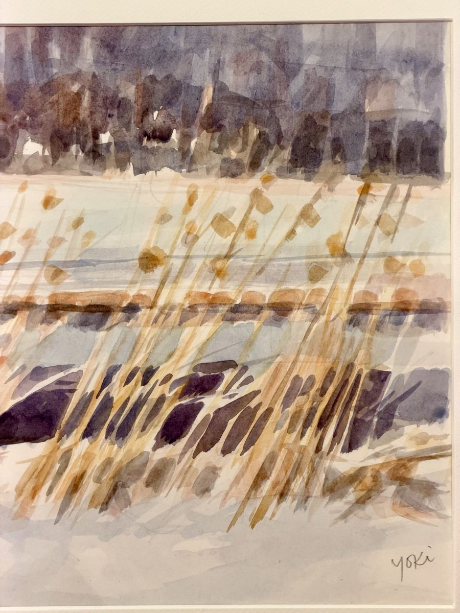 Dipinti: YOKI, EIGENTLICH EMILE AEBISCHER WATERCOLOUR PAINTING – Usato da Lausanne venduto da artnouveau04 2